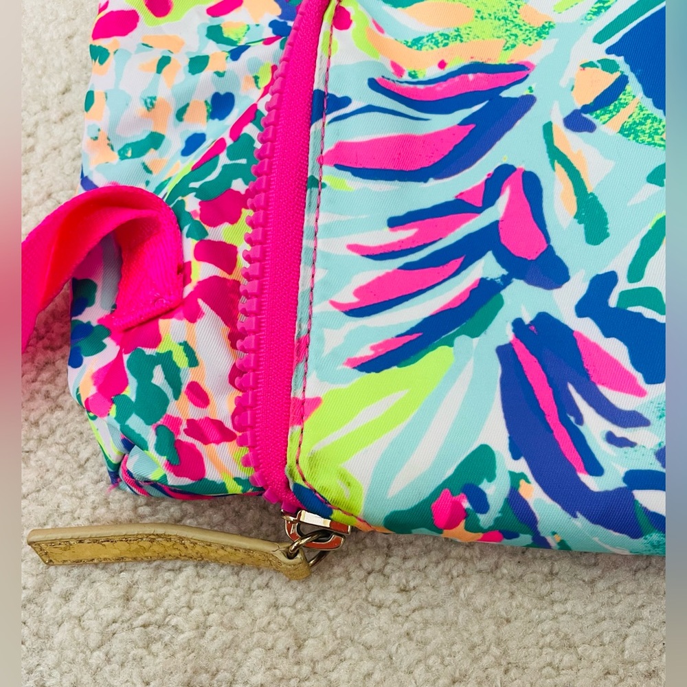 Lilly Pulitzer Draw String Foldable Bag - image 3
